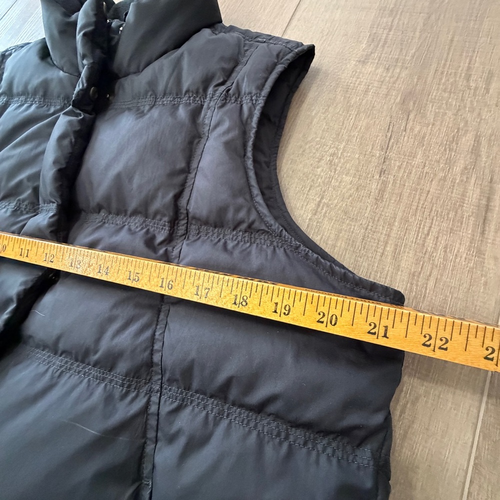 Eddie Bauer Black Vest Women Large Goose Down Quilted  Zip Puffer Style 4571 - Picture 13 of 15